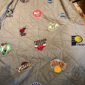 Pottery Barn Twin NBA Quilt and Sham